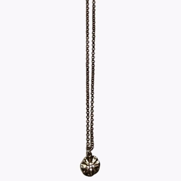 Elegant Starburst Star Pendent Rhinestone Gold Tone Chain Necklace Jewelry - Picture 1 of 7